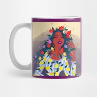 Flower lady Mug